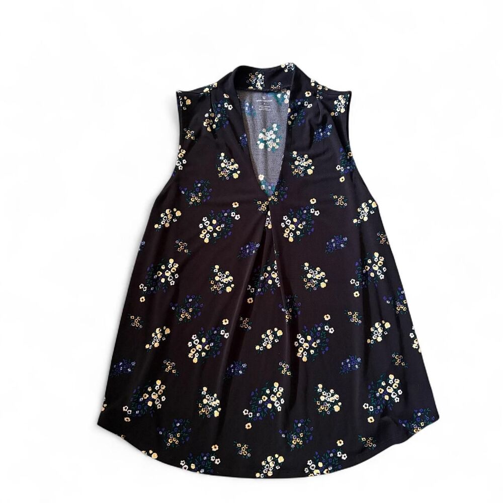 Worthington Women's Black and Blue‎ Vest